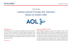 Leading Internet Provider AOL Germany Relies On SAND